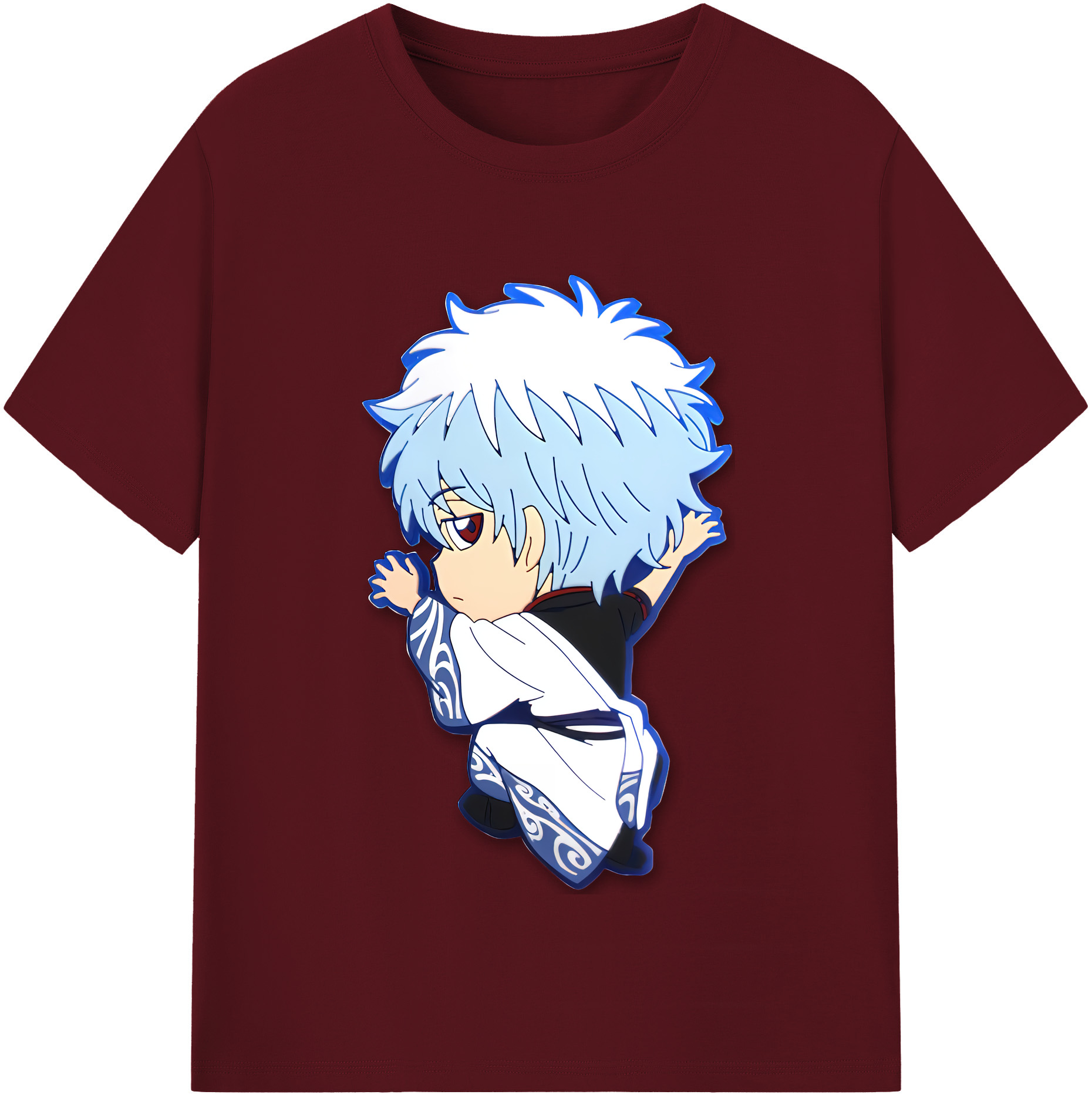 （画像用） ぎんたま 坂田銀時（さかたぎんとき） 神楽 志村新八（しむら しんぱち） GINTAMA Sakata Gintoki Kagura Shimura Shinpachi 綿100％半袖Tシャツ（フロントプリント）